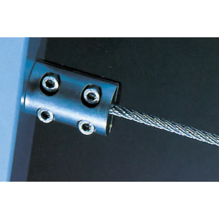 ワイヤークランプ(ステンレス製) 8mm EA638RA-8 4518340180710【別送品】