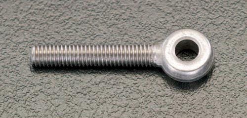 全ねじアイボルト(左ねじ/ステンレス製) M10x40mm EA638SC-10 4518340206458【別送品】