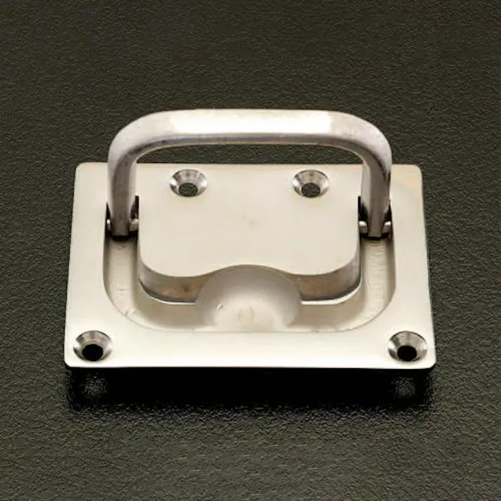 ESCO 56.5x76mm 埋込リフトハンドル(ステンレス製) EA638BT-8 4518340216204(CDC)【別送品】