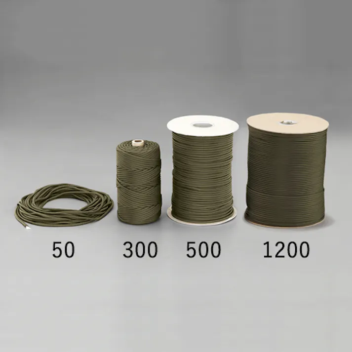 パラシュートコード(OD色) φ4.0mmx152.0m EA628BR-500 4518340239869【別送品】