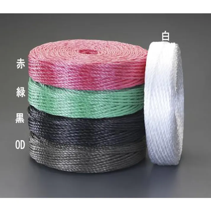 ESCO 6.0mmx200m PPロープ(赤) EA628PR-12A 4518340247215(CDC)【別送品】