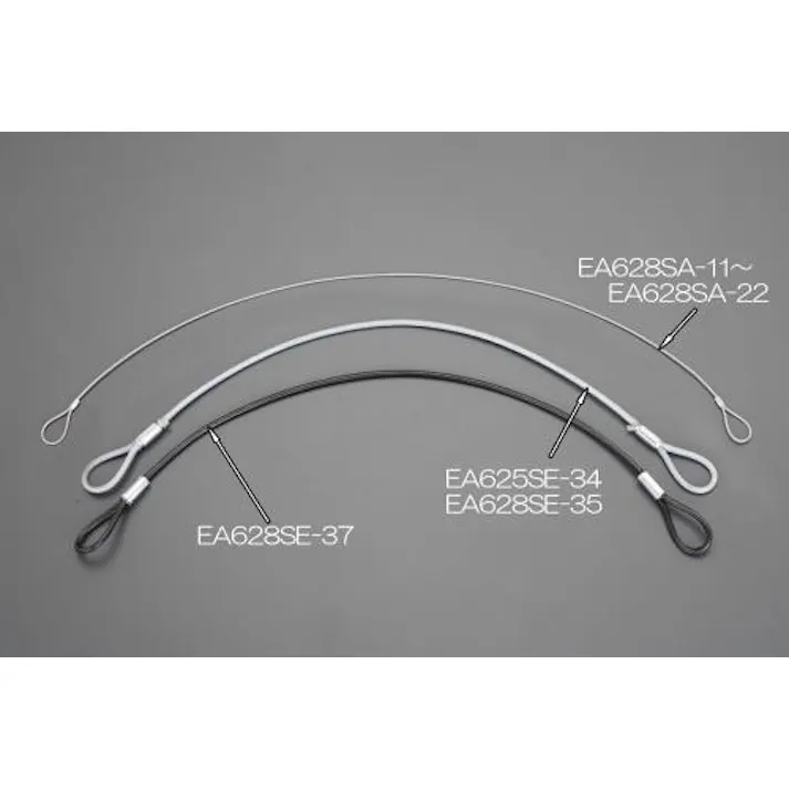 ESCO 4.3x1040mm コーティングカットワイヤー(スチール製/透明) EA628SE-35 4518340248595(CDC)【別送品】