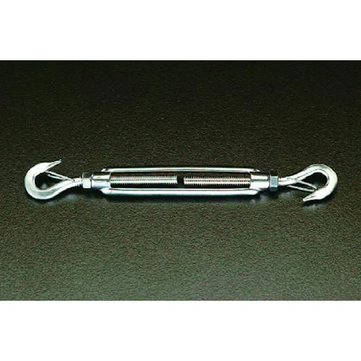 ESCO 5/16" ターンバックル(フック&フック・ステンレス製) EA638CF-8A 4518340299948(CDC)【別送品】