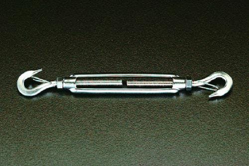 ターンバックル(フック＆フック・ステンレス製) 1/2” EA638CF-12A 4518340299962【別送品】