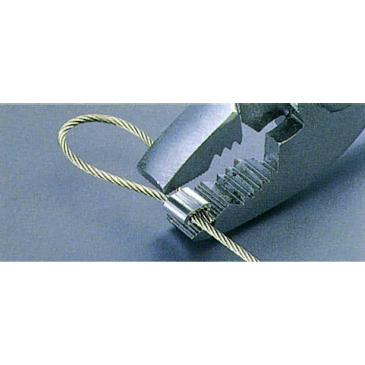 ワイヤーロープスリーブ(アルミ/10個) 3.0mm EA628SD-3A 4518340300248【別送品】