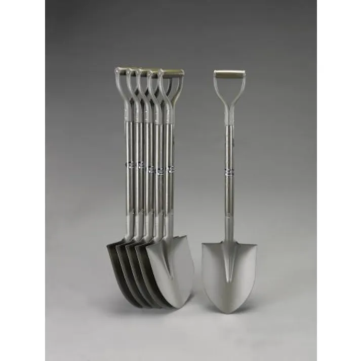 ショベル(先丸・木柄OD色/6本) 228x295x980mm EA650BG-101 4518340305137【別送品】