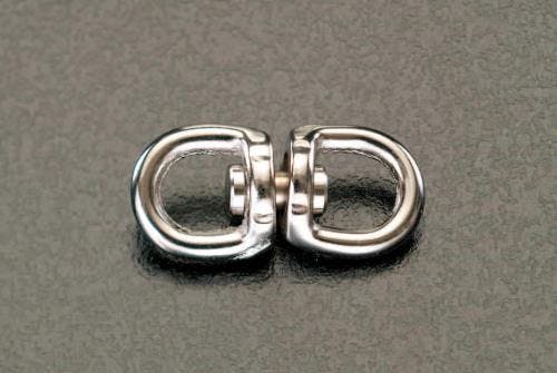 ミニスイベル(ニッケルメッキ) 37x13mm/40kg EA638-40 4518340330962【別送品】