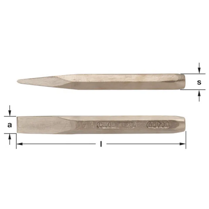 平タガネ(ノンスパーキング) 6x133mm EA642KF-8 4518340348066【別送品】