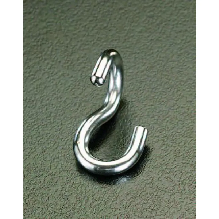 ESCO 51x 6.0mm ツイストSフック(ステンレス製) EA638EG-41 4518340349872(CDC)【別送品】