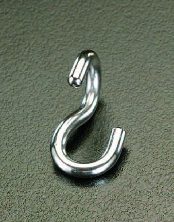 ツイストSフック(ステンレス製) 61x8.0mm EA638EG-42 4518340349889【別送品】