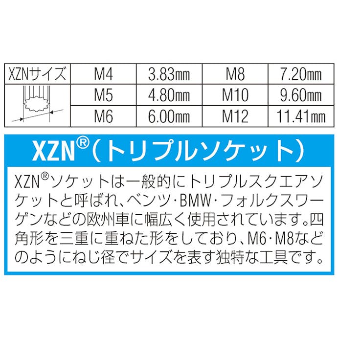 Wera M8x50mm [XZN]ドライバービット EA611GY-8 4518340421608(CDC)【別送品】