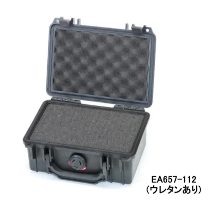 PELICANPRODUCTS 万能防水ケース(黒) 185x121x85mm/内寸 EA657-112 4518340422551【別送品】