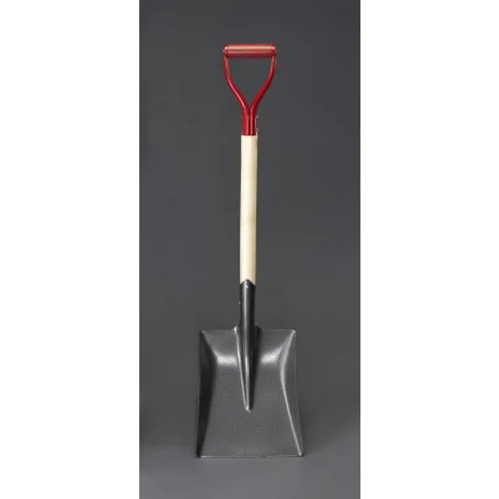 ショベル(角形・木柄) 260x305x980mm EA650BG-92 4518340436213【別送品】