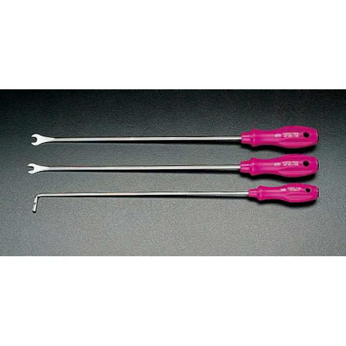 京都機械工具(KTC) 3本組 ロングクリップツール(ストレート) EA604CD 4518340569652(CDC)【別送品】