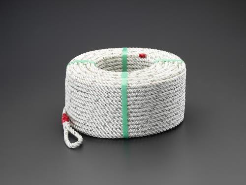 マーベル(MARVEL) ナイロンロープ(両側アイ加工) 12mmx200m EA628MC-124 4518340571976【別送品】