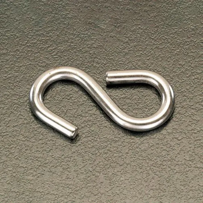 ESCO 52x 5.0mm Sフック(ステンレス製/5個) EA638EG-9 4518340614864(CDC)【別送品】