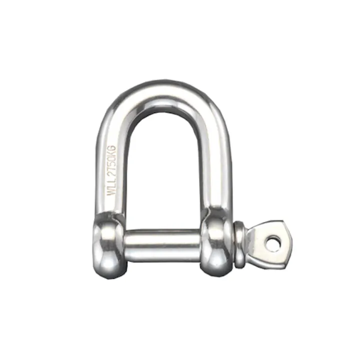 シャックル(ステンレス製) 0.37ton/M6 EA638F-53 4518340748507【別送品】