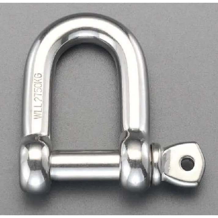 ESCO 1.0 ton/M10 シャックル(ステンレス製) EA638F-55 4518340748521(CDC)【別送品】