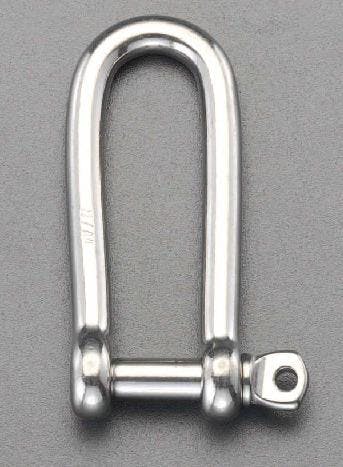 ロングシャックル(ステンレス製) 0.62ton EA638GJ-54 4518340749948【別送品】