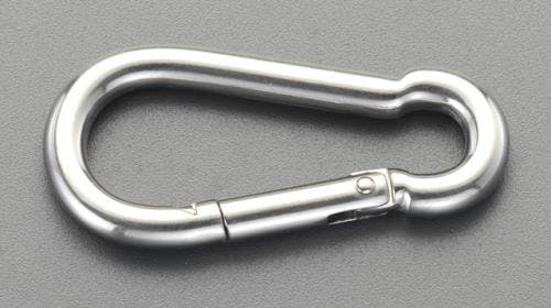 スナップフック(ステンレス製) 120x11mm EA638JP-17 4518340750814【別送品】