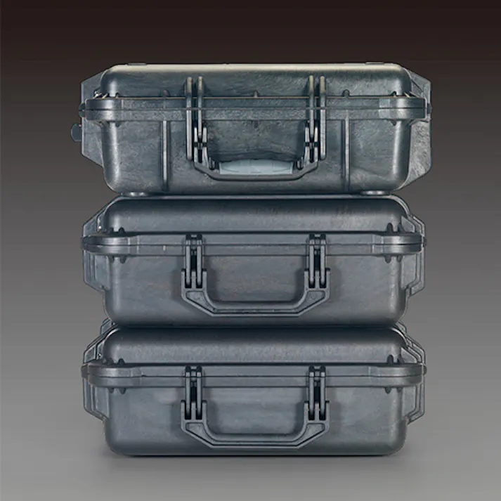 PELICANPRODUCTS 万能防水ケース(黒) 1062x345x135mm/内寸 EA657-172 4518340824904【別送品】