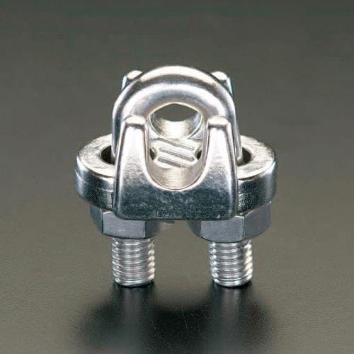 ワイヤークリップ(ステンレス製) 5mm EA638FZ-5 4518340842847【別送品】