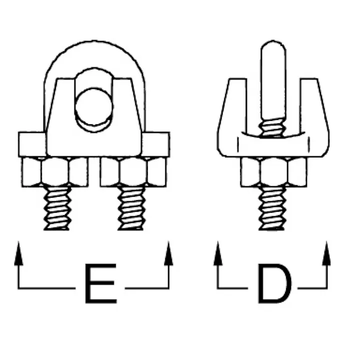 ワイヤークリップ(ステンレス製) 10mm EA638FZ-10 4518340842878【別送品】