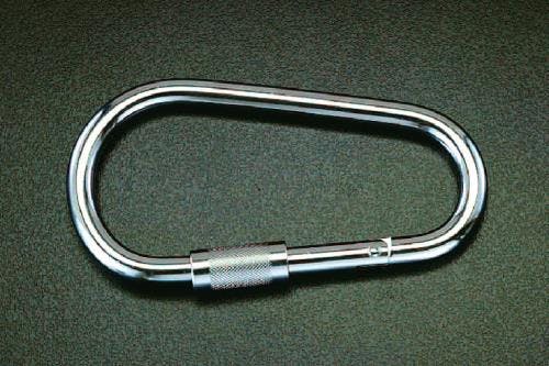 安全環付カラビナ(ステンレス製) 16x229mm EA638JF-16 4518340844469