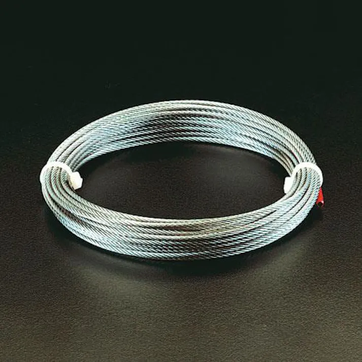 ESCO 6.0 mmx30m/7x7 ワイヤーロープ(ステンレス製) EA628SJ-6.0 4518340846852(CDC)【別送品】