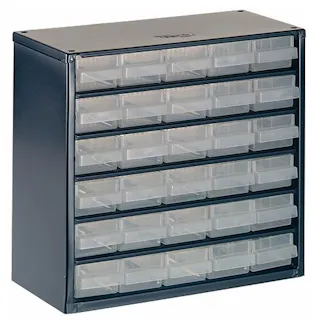 パーツキャビネット 307x150x285mm/5列 6段 EA661BC-4 4518340868038【別送品】