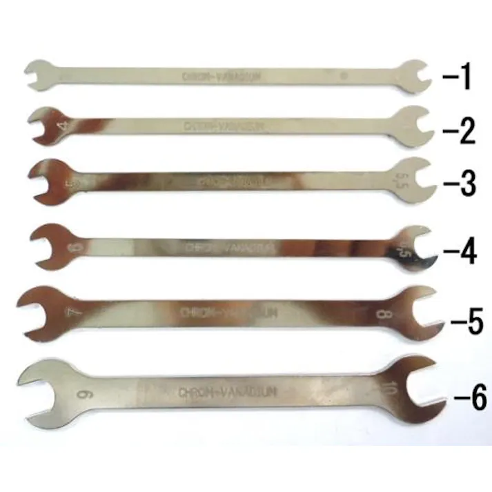 ESCO 7.0x8.0/125x2.0mm 両口スパナ(薄型) EA615-5 4518340870178(CDC)【別送品】