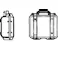 PELICANPRODUCTS 万能防水ケース(黒) 211x147x95mm/内寸 EA657-115 4518340874596【別送品】