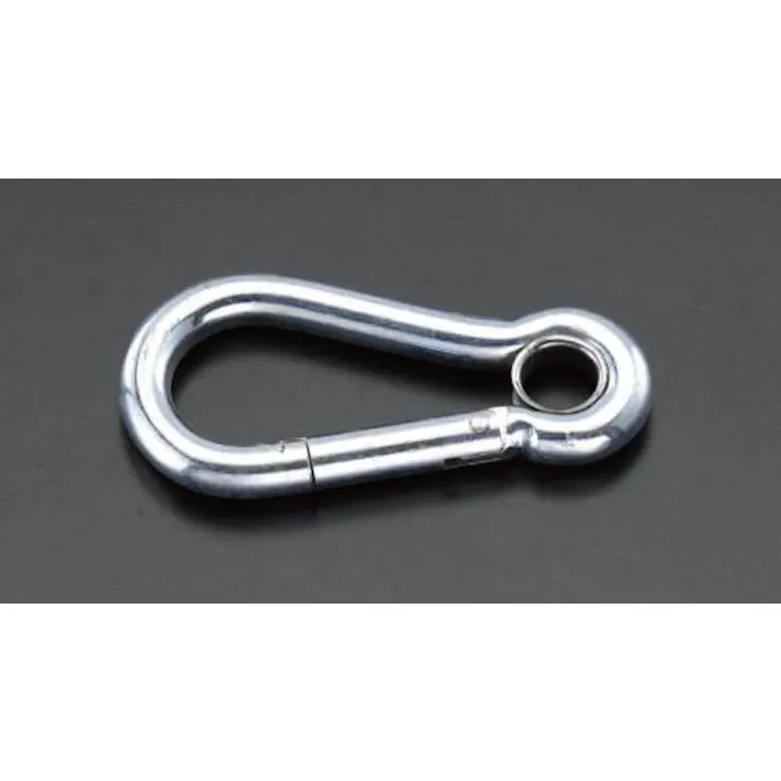 ESCO 80x 8mm スナップフック(鉄ユニクロ) EA638CT-4 4518340884212(CDC)【別送品】
