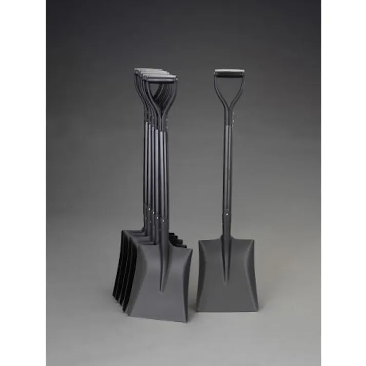 ESCO 260x305x 980mm ショベル(角型・黒木柄/6本) EA650BG-84 4518340942141(CDC)【別送品】