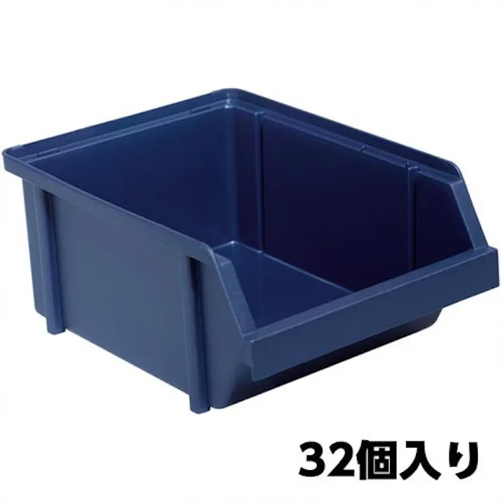 パーツトレー(重ね置型・青/32個) 125x173x75mm EA661CA-23 4518340942271【別送品】