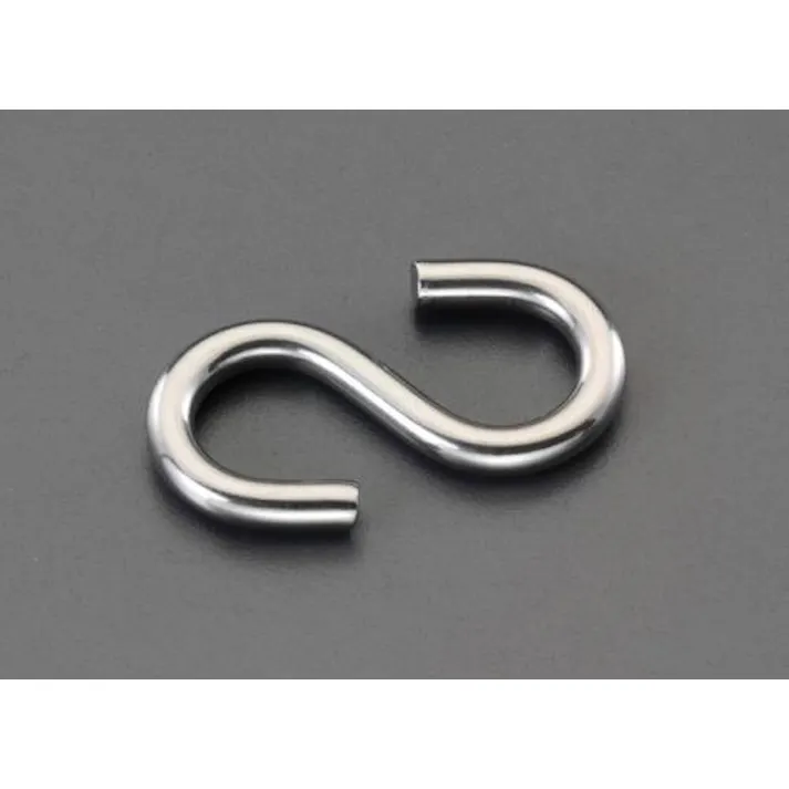ESCO 35x3.1mm Sフック(ステンレス製/5個) EA638EH-1 4548745048001(CDC)【別送品】
