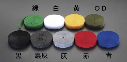 ベルト・平織(PP製・黒) 20x1.2mm/50m EA628PT-13 4548745061062【別送品】