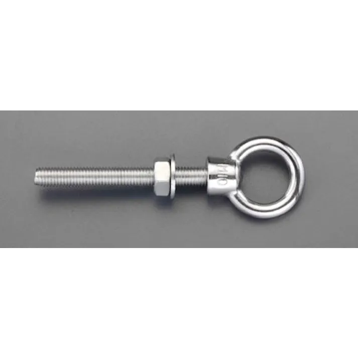 ESCO M6x 60mm ロングアイボルト(ステンレス製) EA638BR-6A 4548745091342(CDC)【別送品】