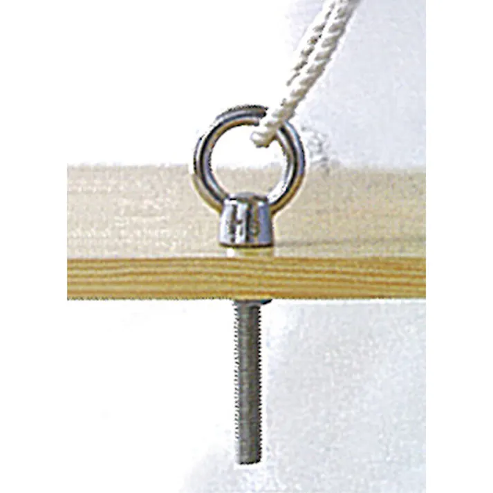 ロングアイボルト(ステンレス製) M10x80mm EA638BR-10A 4548745091373【別送品】