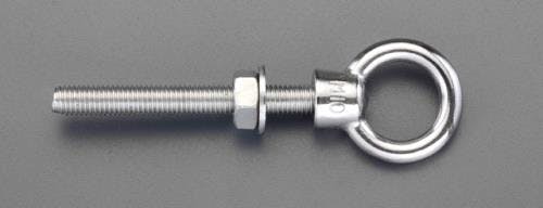 ロングアイボルト(ステンレス製) M16x150mm EA638BR-16A 4548745091397【別送品】