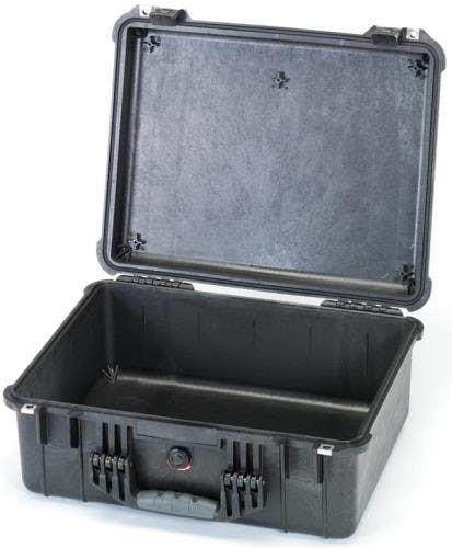 PELICANPRODUCTS 防水ケース(黒/ウレタン無) 546x420x203mm/内寸 EA657-160NF 4548745136456【別送品】