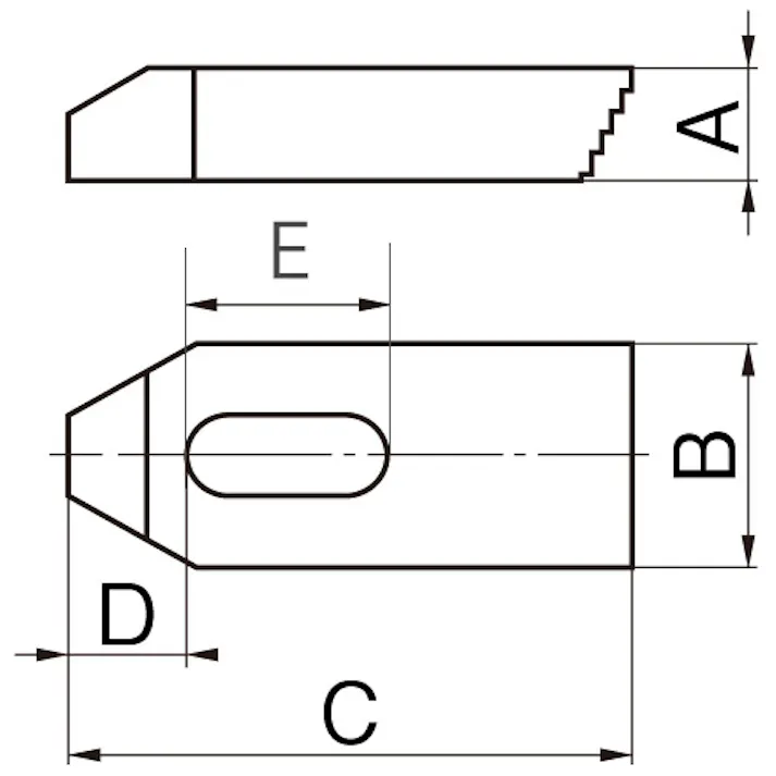ステップクランプ M16x125mm EA637CB-16 4548745161205【別送品】