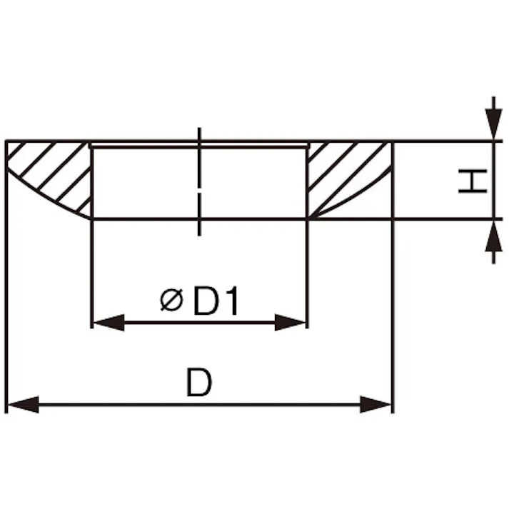 球面ワッシャー M42 EA637GR-42 4548745215045【別送品】