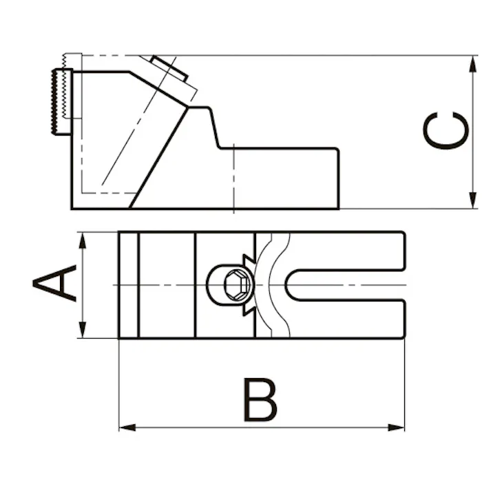 強力クランプジョー 120-145mm EA637H-3 4548745215885【別送品】