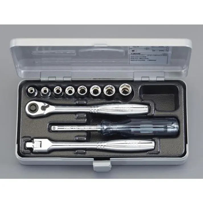 TONE 1/4"DR ソケットレンチセット EA618H-2 4548745218268(CDC)【別送品】