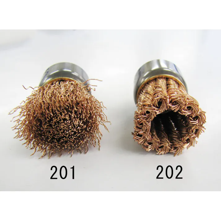 軸付ワイヤーブラシ(ノンスパーキング) 25mm/6.35mm EA642KE-201 4548745255805【別送品】