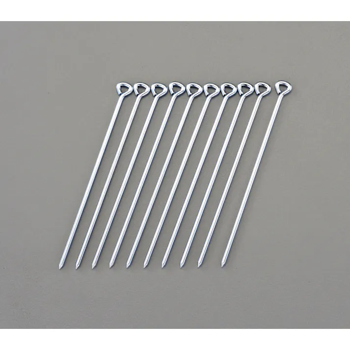 ロープ止め金具(丸型/10本) φ5.0x200mm EA628ZE-3 4548745356359【別送品】