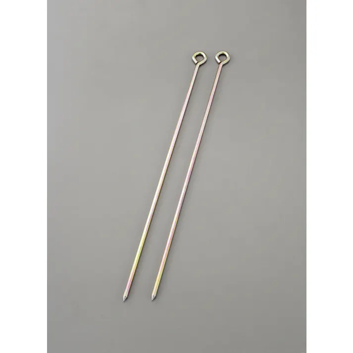 ロープ止め金具(丸型/2本) φ9.0x600mm EA628ZE-13 4548745356380【別送品】