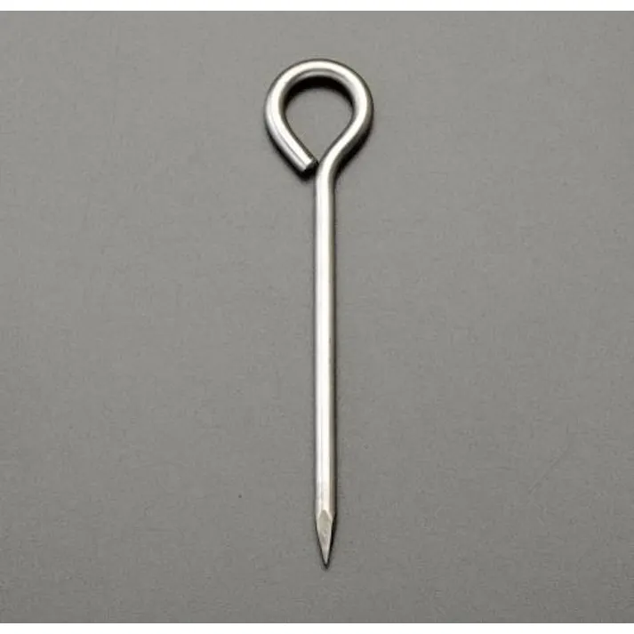 ロープ止め金具(丸型/ステンレス製) φ6.0x200mm EA628ZF-6 4548745356465【別送品】