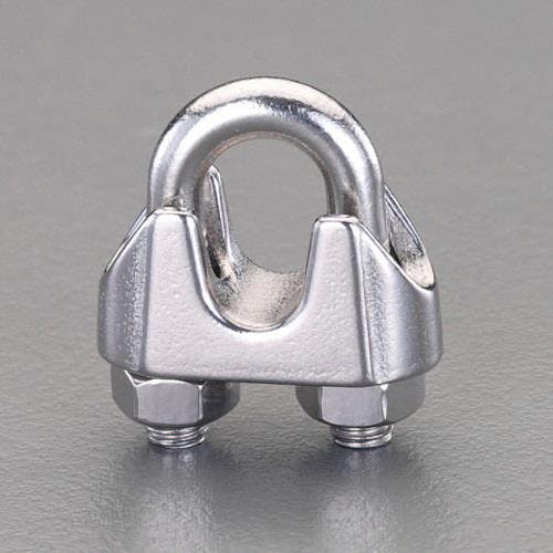 ワイヤーロープクリップ(ステンレス製) 10mm EA638RZ-10 4548745361155【別送品】